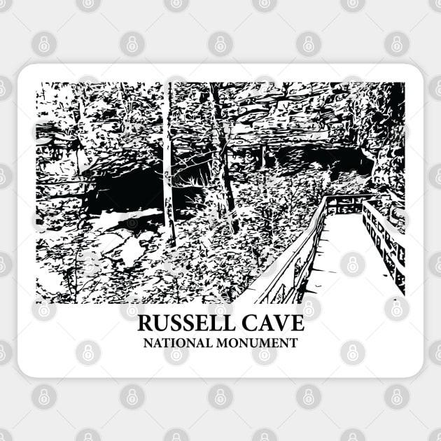 Russell Cave National Monument Sticker by Lakeric